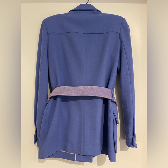 Sergio Hudson Safari Stretch-wool Skirt Suit - Size 6 - Picture 10 of 15